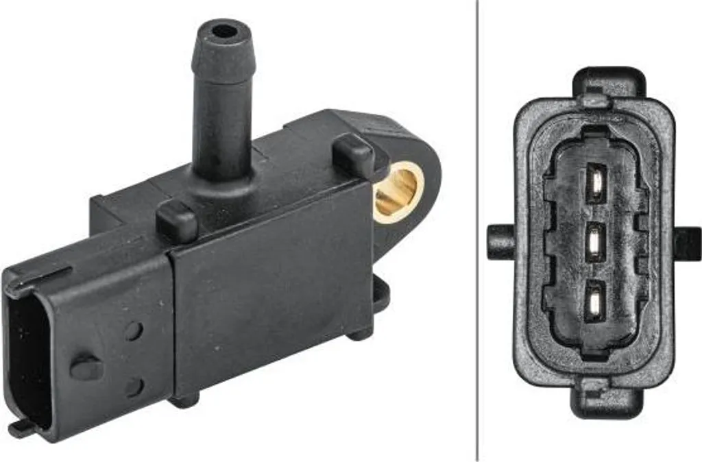 Capteur de pression d'échappement HELLA 6PP 009 409-071 pour Opel Astra