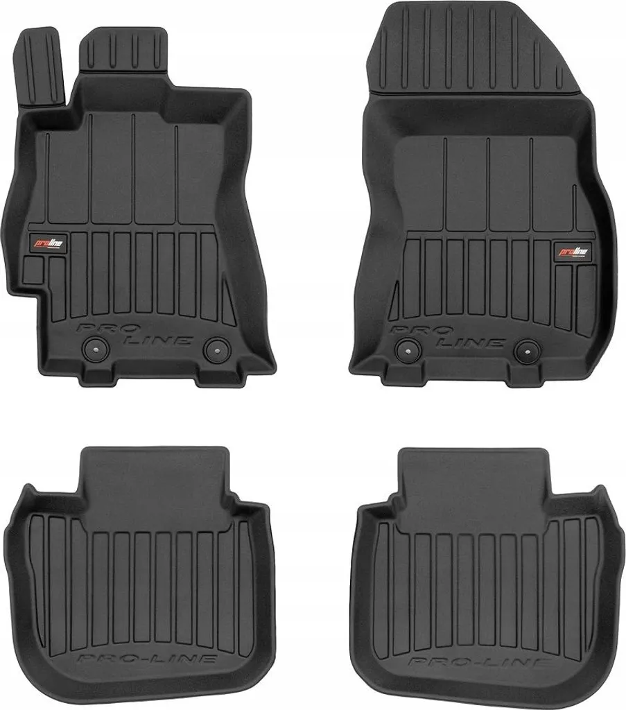 Set Tappetini 3D Trog Subaru Outback 2009-2014 - Gomma Alta Qualità