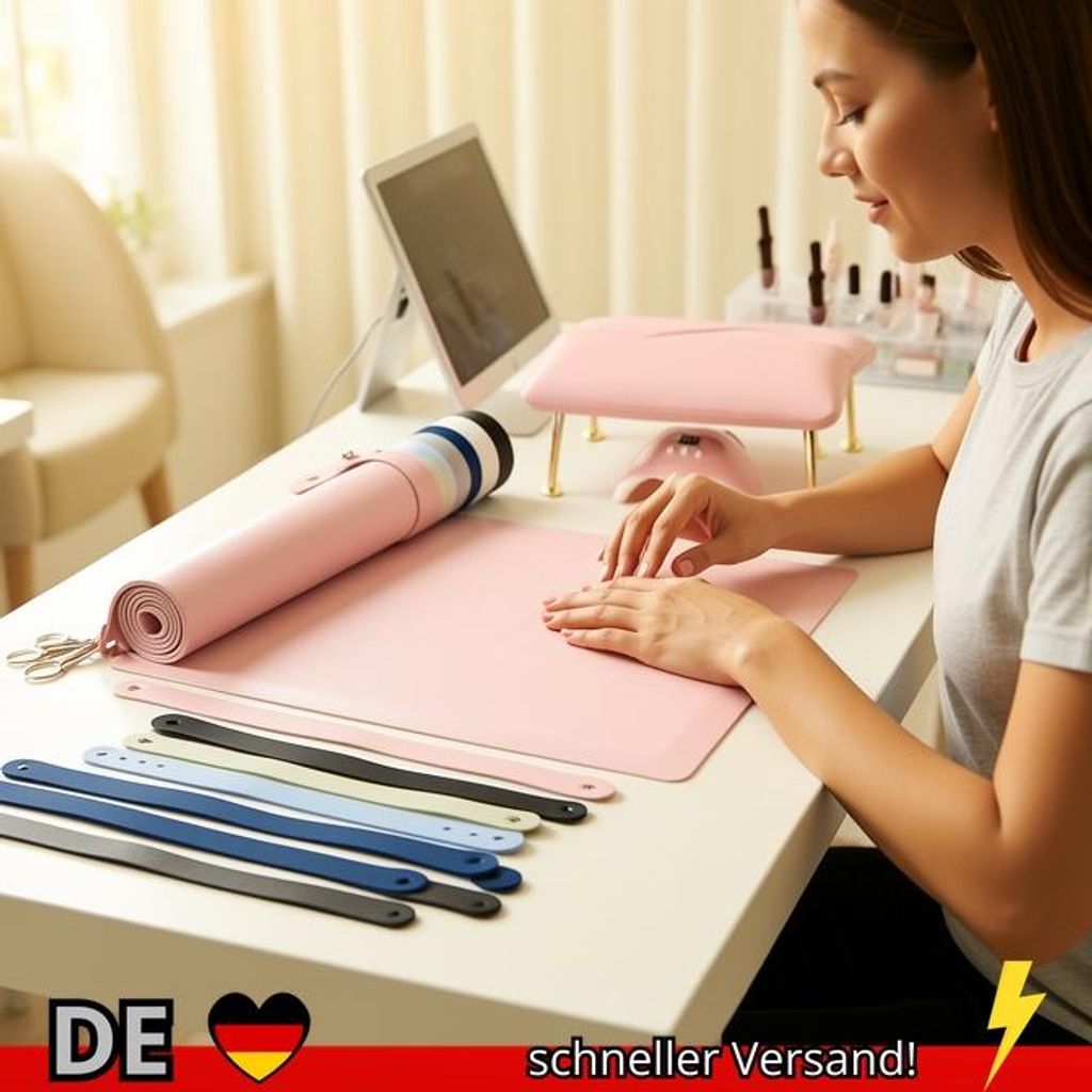 Nail Art Tisch Matte Faltbare Hand Rest Pad Für Nagel Armlehne Kissen
