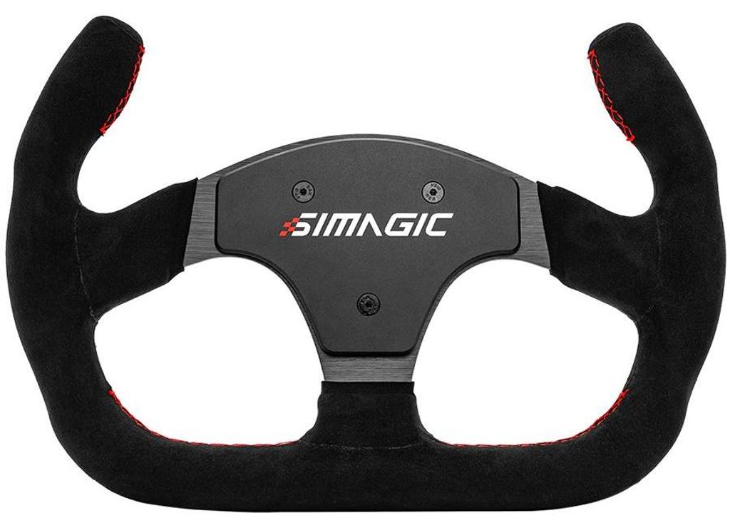 Volant Simagic P-325C Alcantara, 325mm, design Cut-Off, Image du produit 