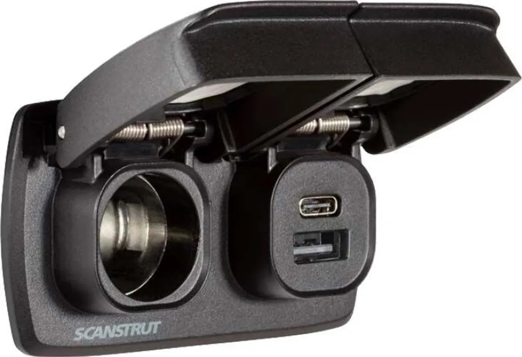 Scanstrut Flip Pro Multi avec 2 connecteurs 12V Argent One Size