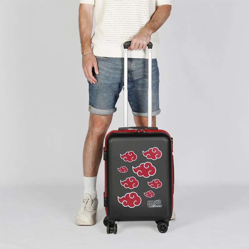 Valise Naruto Clouds 55cm en ABS - Trolley Premium à 4 Roues Multidirection - 9