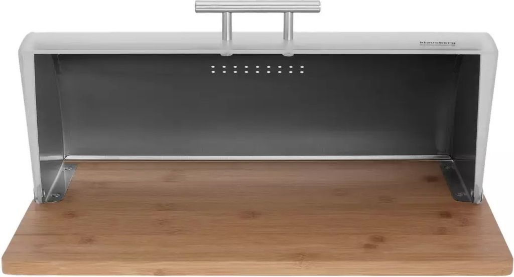 Klausberg KB-7467 Portapane bifacciale in acciaio e legno