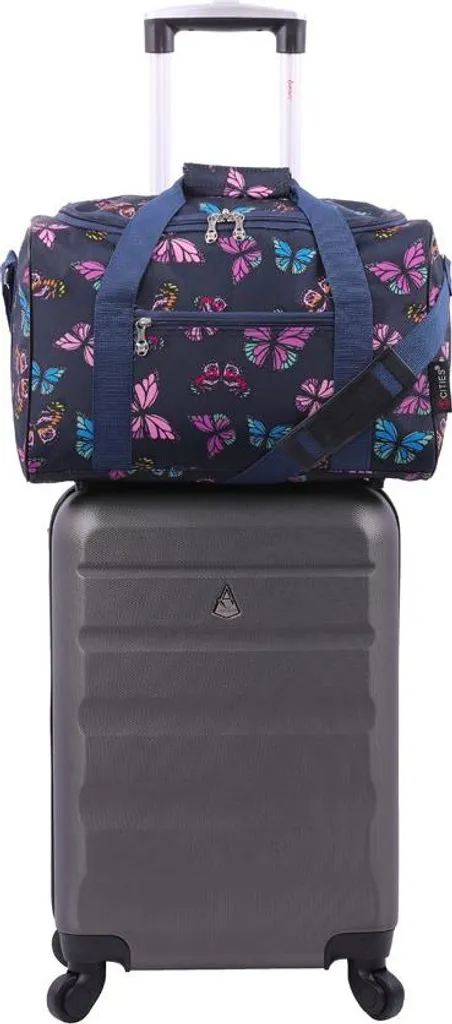 Regala un Viaggio con la Borsa CITIES 611 Butterfly Navy per Donna - 7