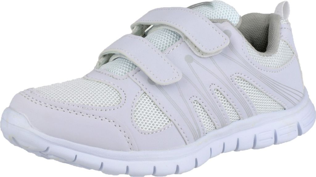 Mirak Milos Damen Turnschuhe / Sneakers mit Klettverschluss FS2410 (36 EU) (Weiß)