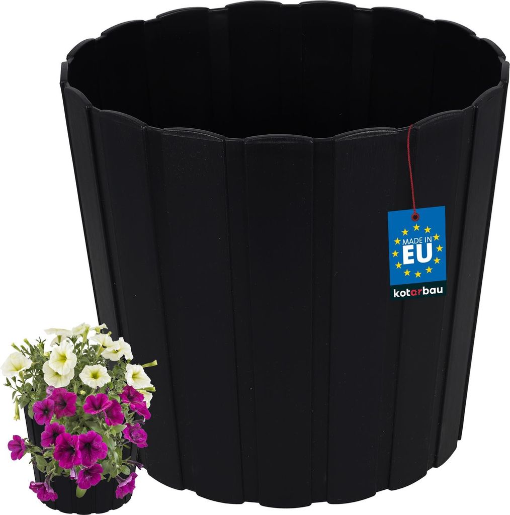 KOTARBAU® Pot de fleurs Pot de plantes ⌀ 24 cm H : 22 cm Image du produit 