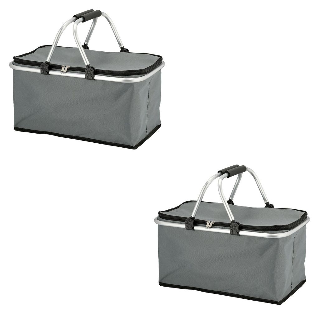 Novaliv 2x Einkaufskorb faltbar mit Kühlfunktion 30 Liter Produktbild 