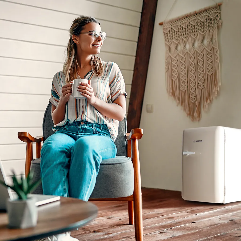 Réfrigérateur à compression 70L - Mini bar 0-10°C Audrey Mini blanc mat
