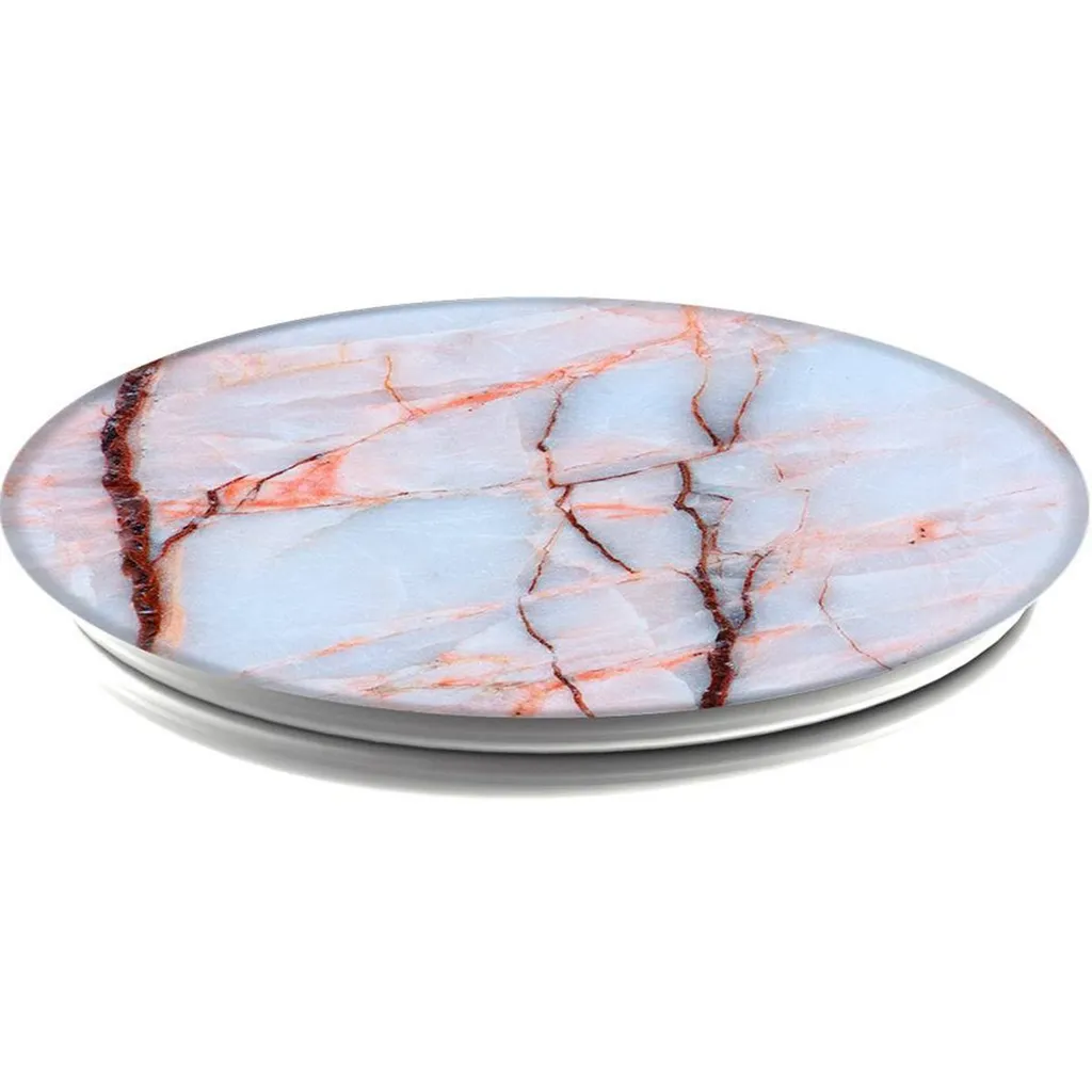 PopSockets Blush Marble : Grip Adhésif avec Finition Marbre Rose Doux