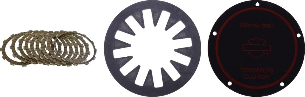 Kupplung Set für Harley Davidson FLHTCUI 1450 EFI Electra Glide Ultra Classic Baujahr 2006 Kupplungslamellen Kupplungsfeder Kupplungsdeckeldichtun...