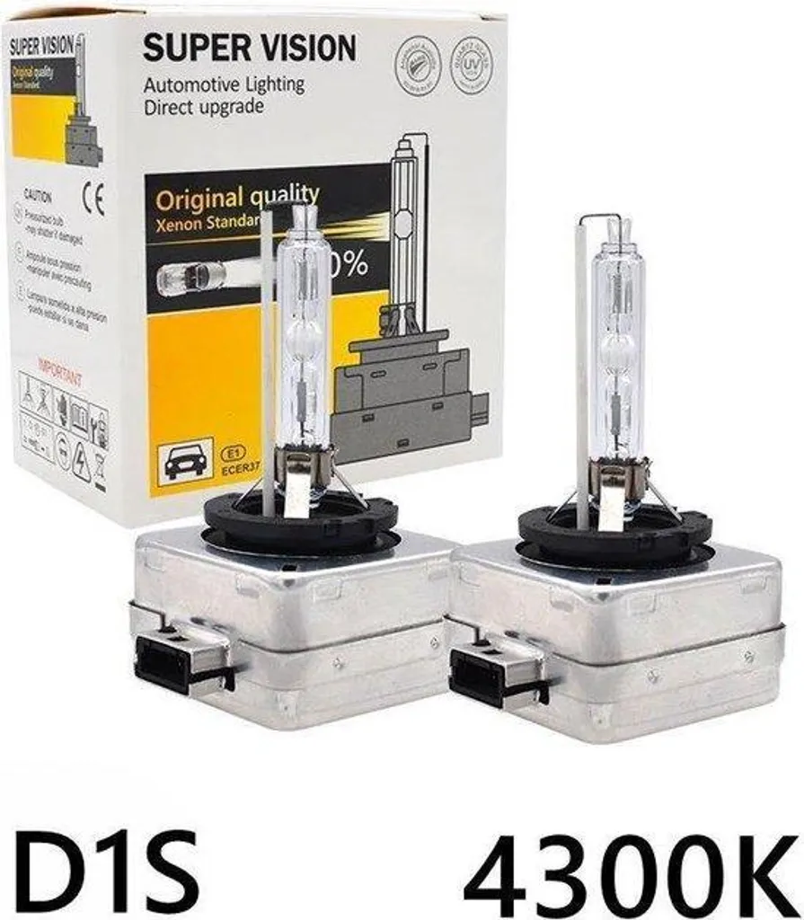 Ampoules xénon 4300K blanc haute luminosité pour feux de route HID