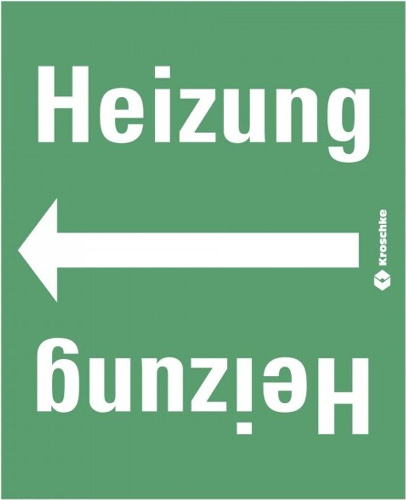 Dreifke Rohrleitungsband Heizung, praxisbewährt, ab Ø 50mm, grün/weiß, 33m/R...