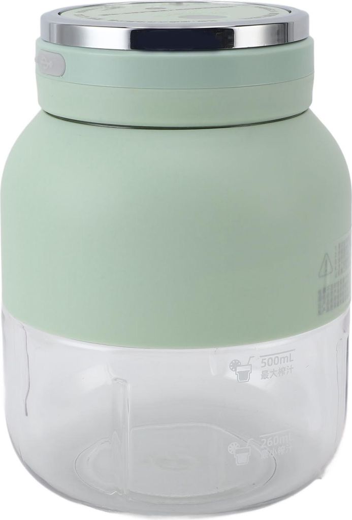 Blender Cup Electric Juicer Mini Tragbare Automatik fr Outdoor Sport Dual -Verwendung -Wasserflasche hellgrn