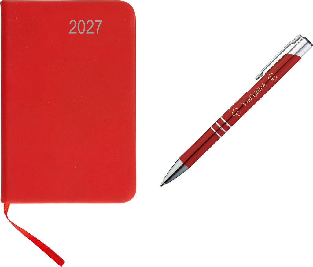 Taschenkalender 2027 / ca DIN A7 / mit PolyurethanEinband / Produktbild 