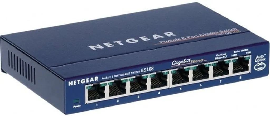 Switch Ethernet Netgear GS108 pour Connecter Plusieurs PC en LAN - 4