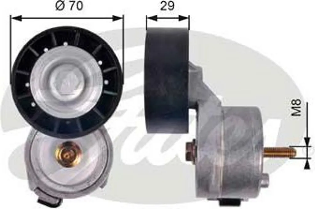 Tendeur de courroie pour Fiat Stilo : Entretien système OE 46750224