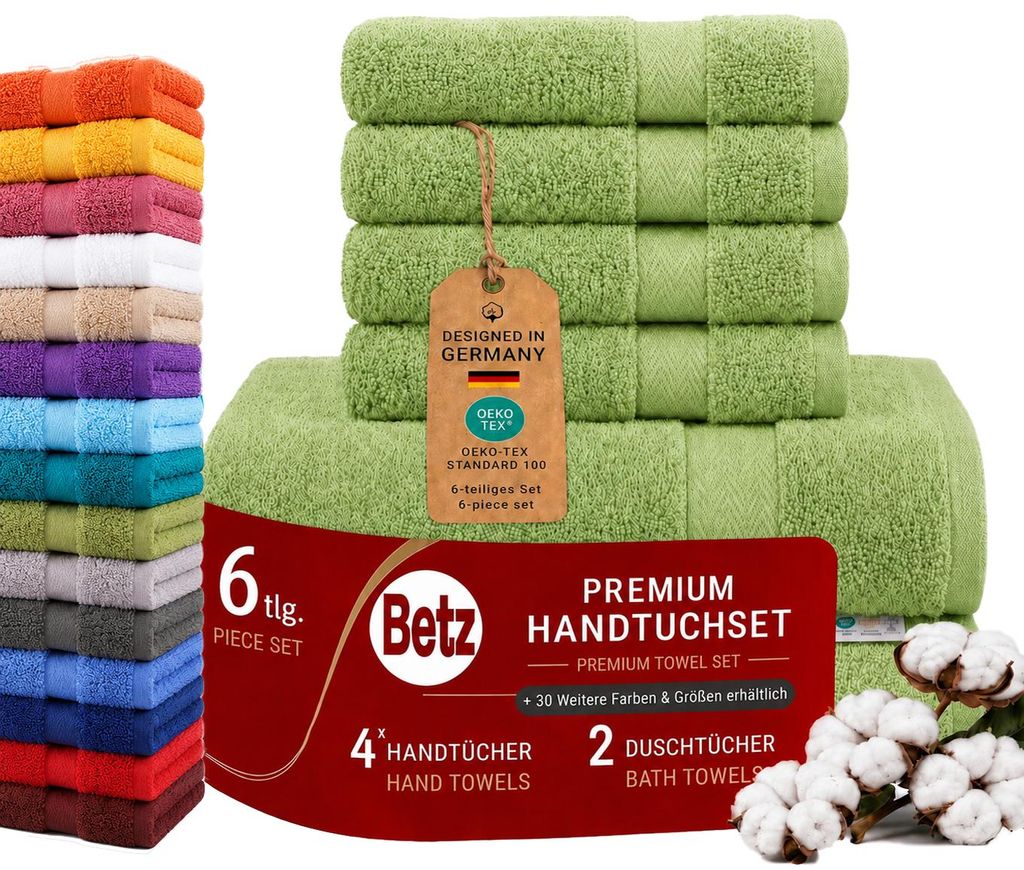 Betz 6er Handtuch Set Premium – 4 Handtücher 50x100 cm – 2 Produktbild 