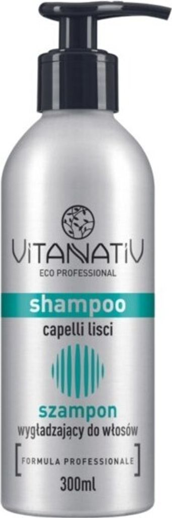 Vitanativ Glättendes Haarshampoo mit Bio-Leinsamen- und Produktbild 