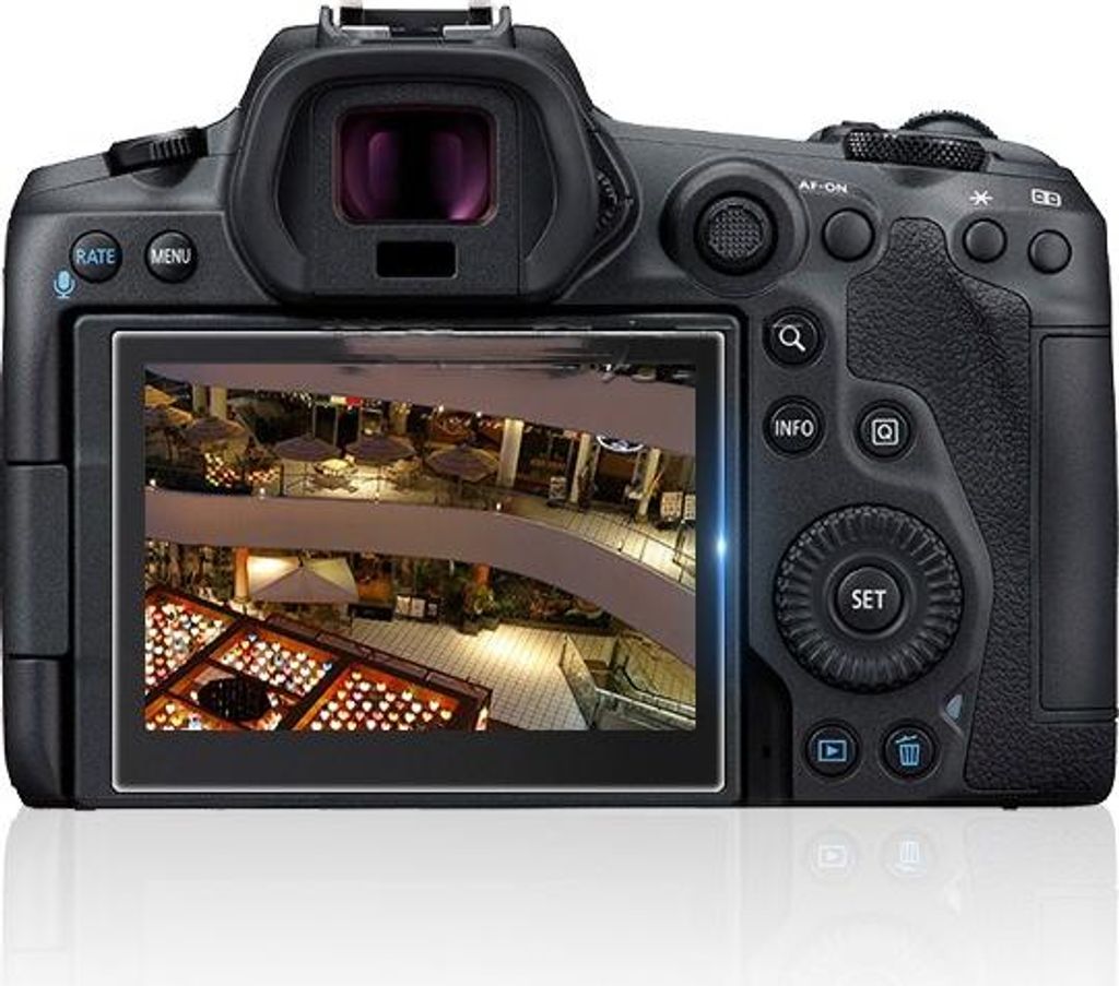 INF Kamera Displayschutzfolie für Canon EOS R6 AR Glas, 2 Stück