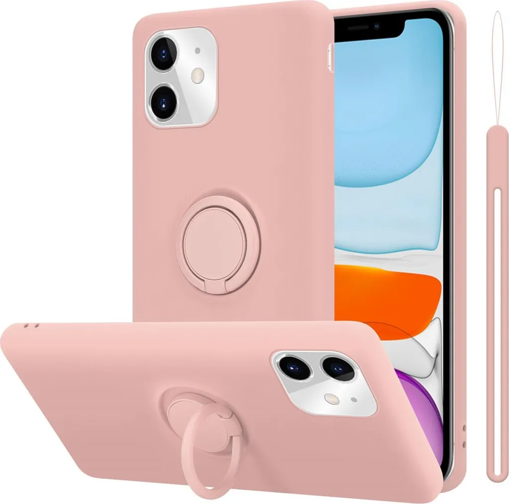 Custodia Cadorabo per Apple iPhone 11 custodia protettiva in rosa custodia per telefono cellulare TPU custodia cover