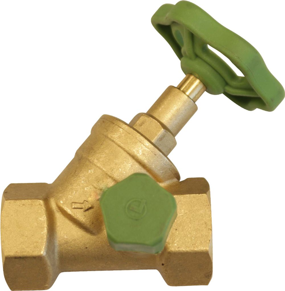 MS Schrägsitzventil 3/4",mit Entleerung