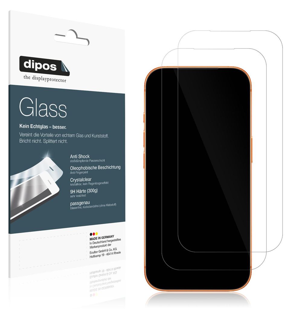 2x Pellicola Protettiva per Apple iPhone 17 Pro Max Immagine del prodotto 
