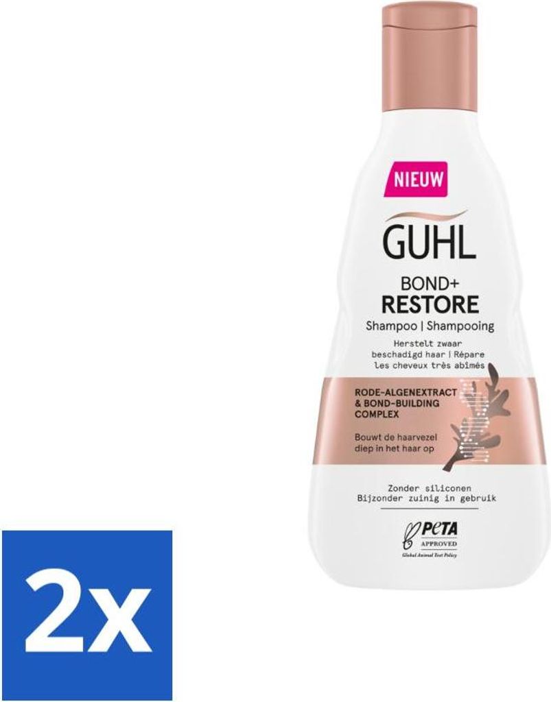 Guhl - Šampón - Bond+ Restore - 250 ml - ekonomické balenie Obrázok produktu 
