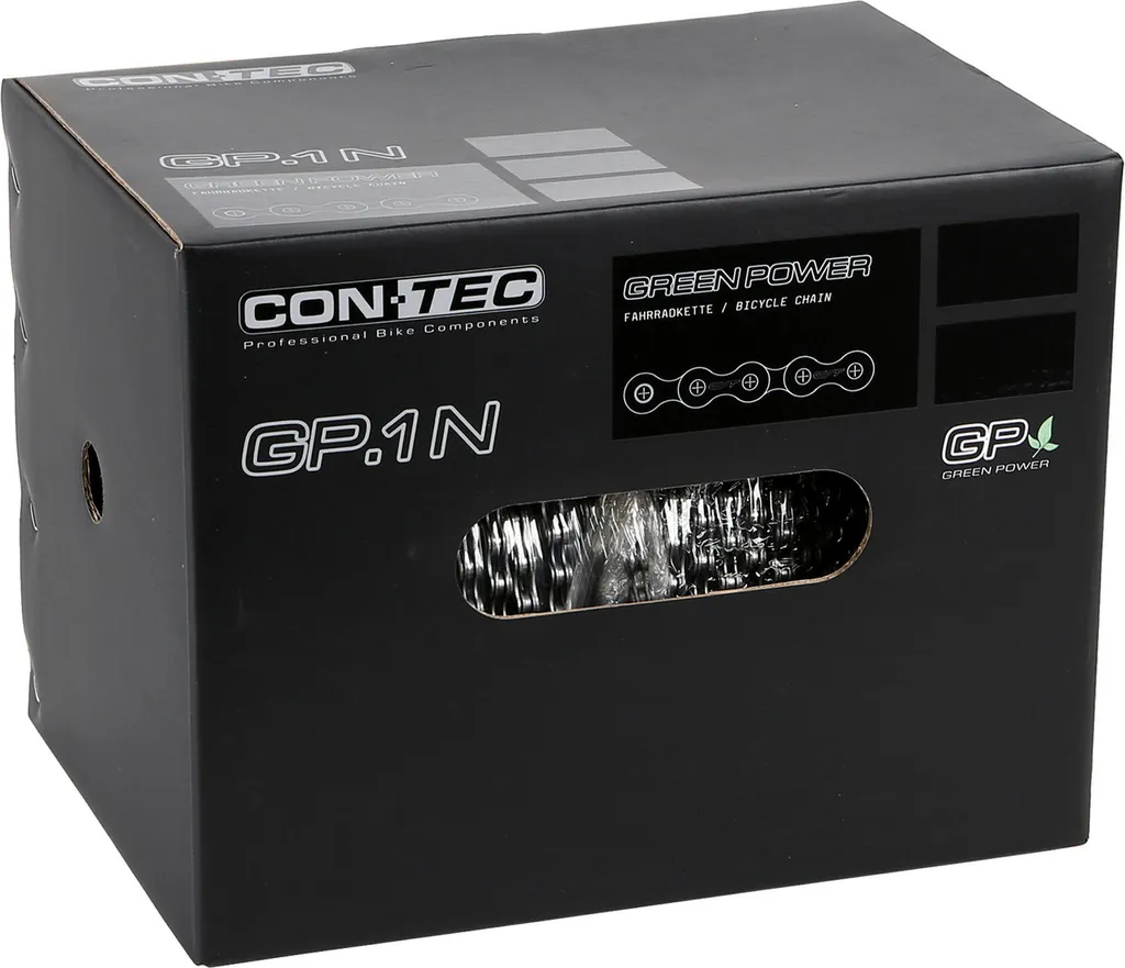 Chaîne de vélo monovitesse Contec Gp.1N 1/2 x 3/32 en vrac pour atelier