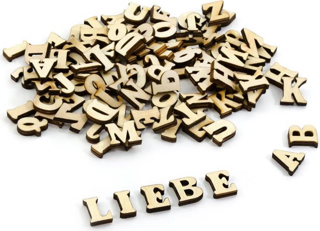 Oblique Unique ABC Holz Buchstaben Spielzeug Alphabet Deko Produktbild 