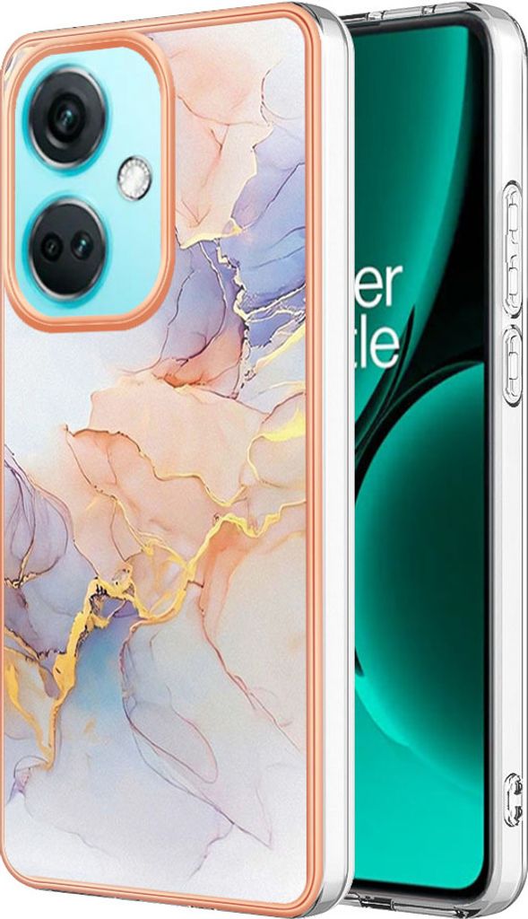 Hülle für OnePlus Nord CE3 Muster TPU Silikon Stoßdämpfer Bumper Schutzhülle Grau