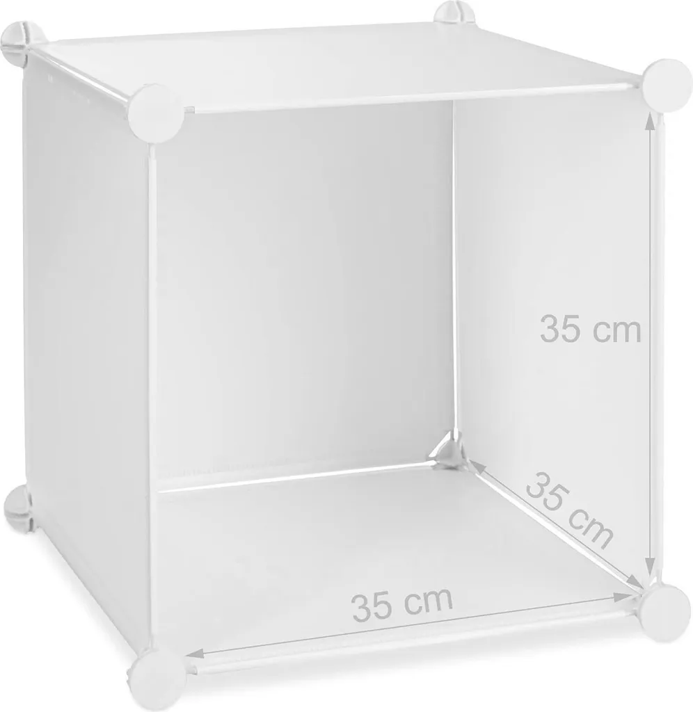 Étagère modulable ESLA 9 compartiments en bois robuste pour chambre
