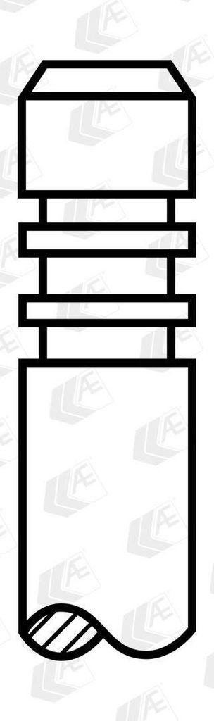 AE V95138 Auslassventil Ø27,5mm 95,5mm für OPEL GRANDLAND X (A18) Crossland X (P17) Combo E Kasten / Kombi (X19) für FORD Fiesta Mk6 Schrägheck