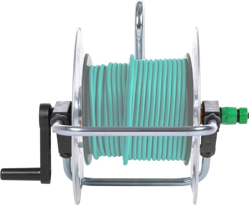 vidaXL Schlauchtrommel Wandmontage für 50m 1/2" oder 35m 3/4" Schlauch