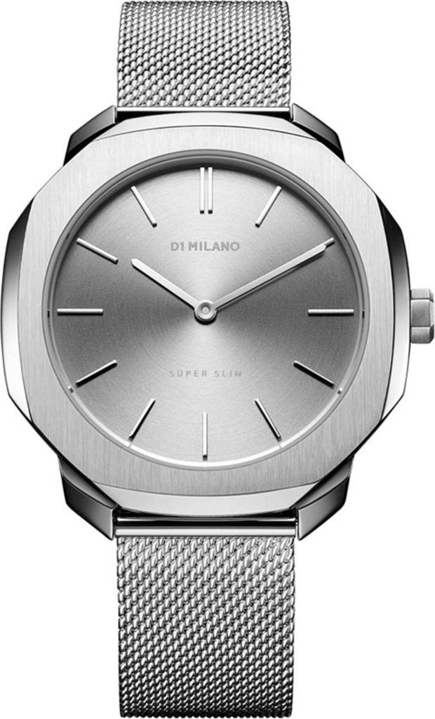 D1 Milano Damen Armbanduhr Super Slim 36 mm Edelstahl Armband 36 mm SSML01