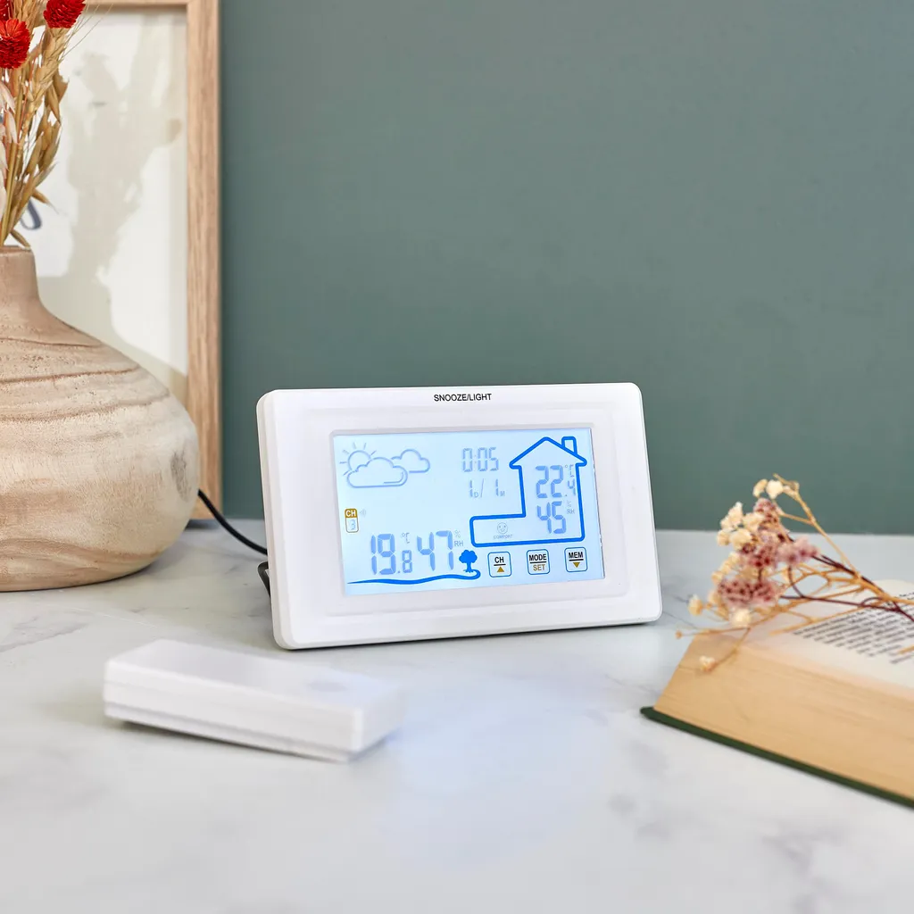 Station Météo Digitale Sans Fil Pro S7 - Capteur Extérieur et Écran LCD
