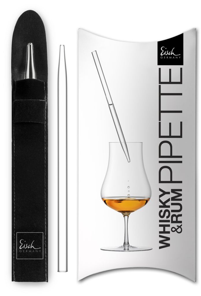 EISCH Whisky/Rum pipet 999/9, kristal, in cadeauverpakking, Productafbeelding 