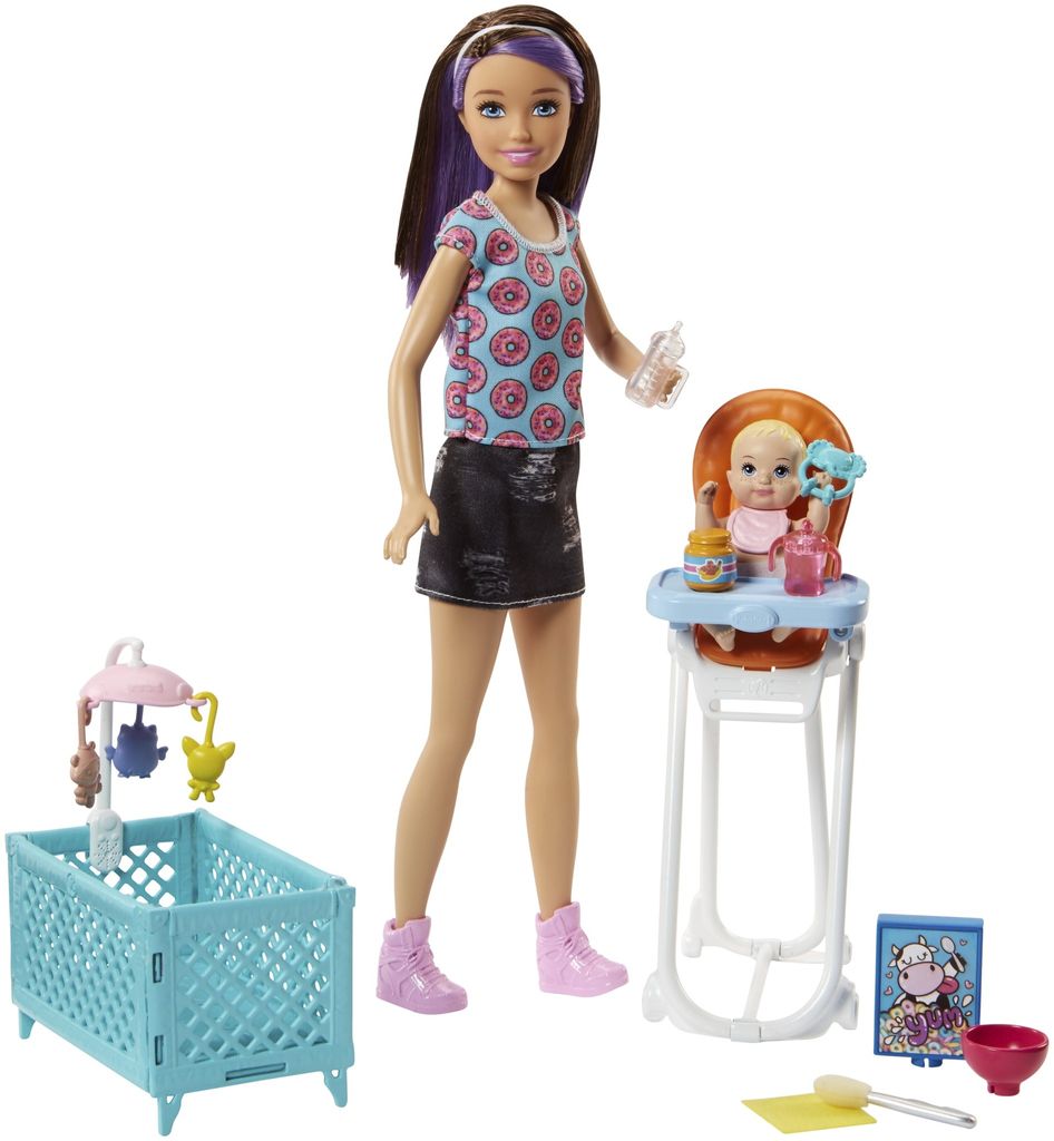 Barbie Babysitter mit Kinderwagen Barbie Skipper 