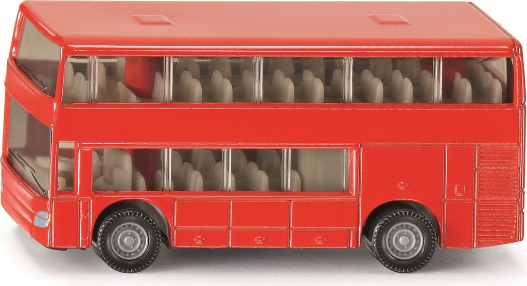Siku Doppelstock Reisebus Modellbus rot; 1321 Produktbild 