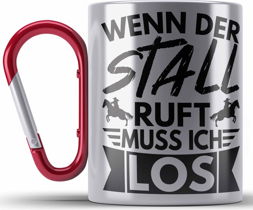 Trendation - Lustige Reiter Sprüche Geschenk Edelstahl Produktbild 