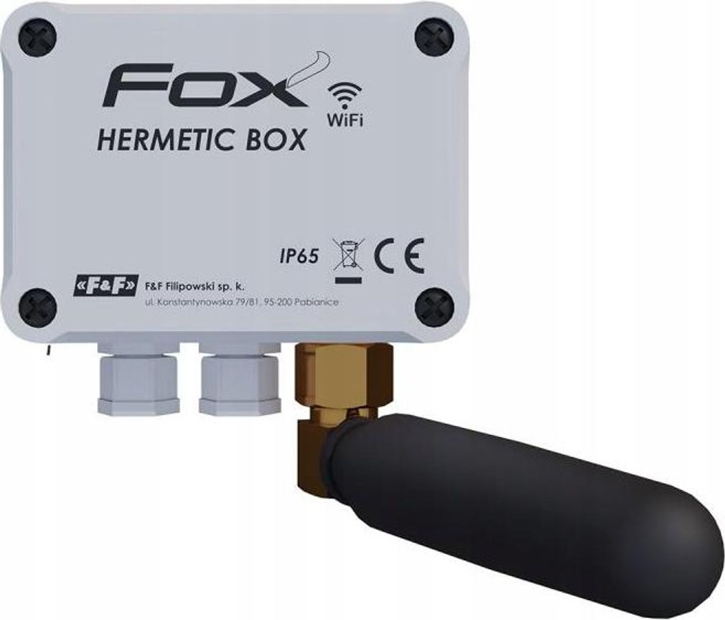 F&F | Wi-Fi Relais R1S1-H - IP65 - Hermetisches Gehäuse - 1-Kanal - Smart Home Steuerung