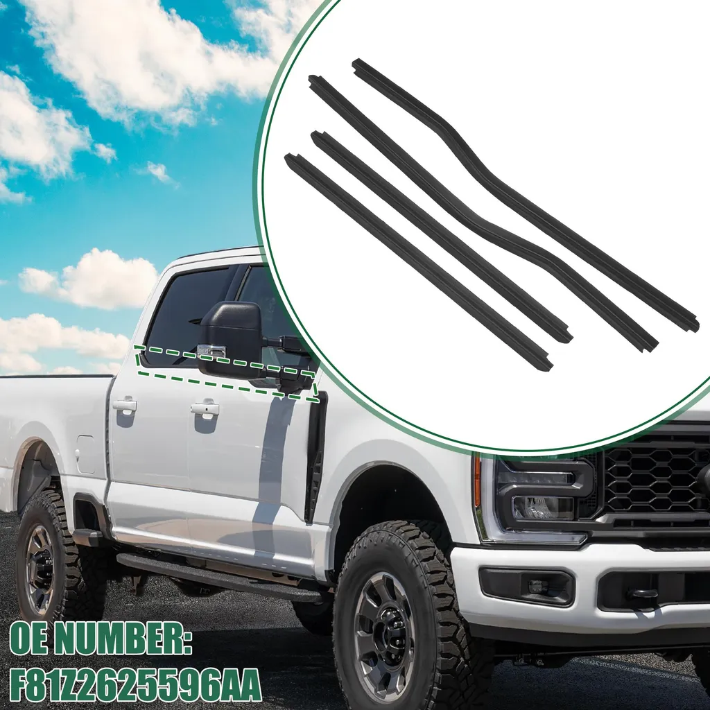 Joint en caoutchouc noir pour Ford F-250 Super Duty 1999-2016 Durable