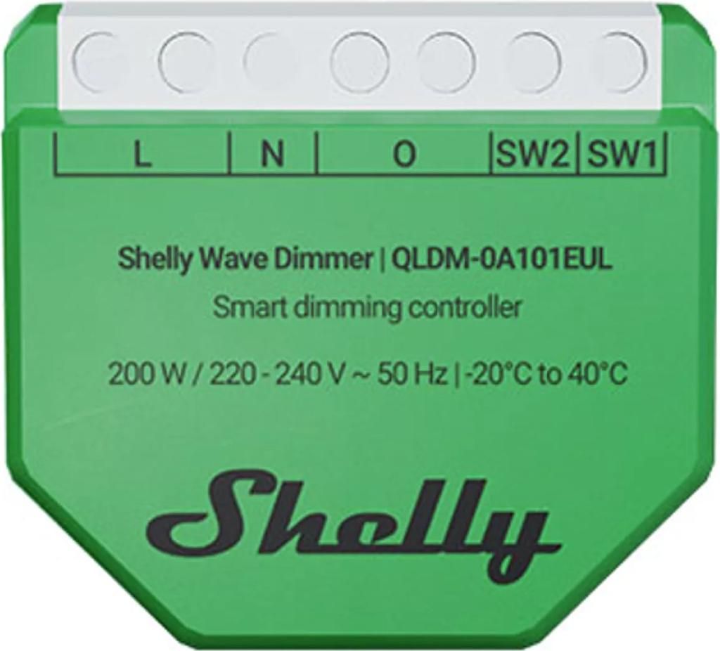 Shelly Wave Dimmer EU LR Inteligentny kontroler ściemniania Immagine del prodotto 