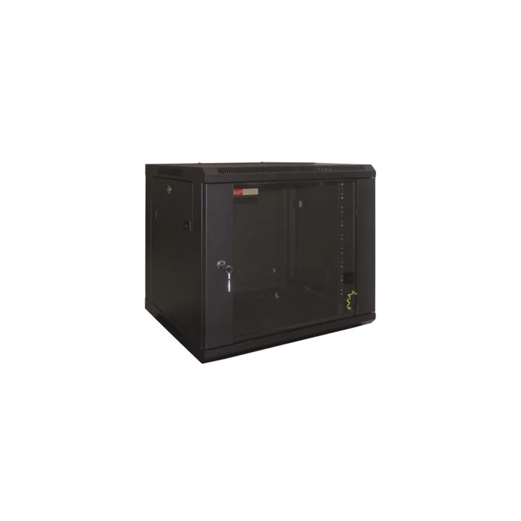 WP Wall Rack 15U 19 Pouces Verre Trempé Noir WPN-RWB-15605-B Robuste
