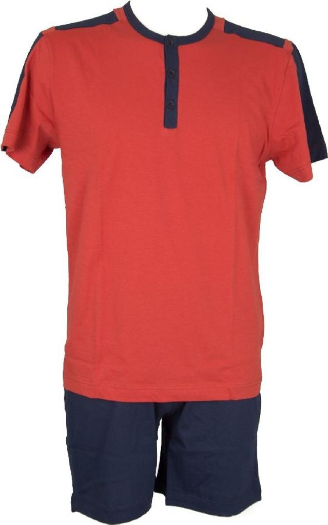 Pyjama Mann Herren Baumwolle Kurzarm RAGNO Artikel N24244, Taglia 48, Cotone 100%