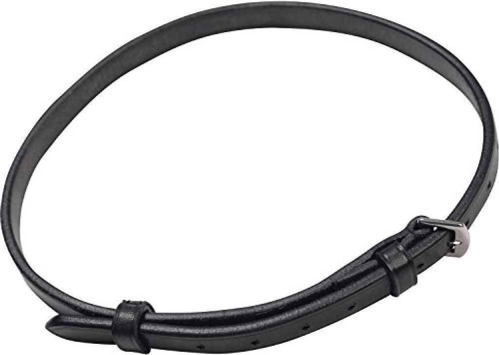 Collegiate Leder Sperrriemen IV WB699 (Pony) (Schwarz)