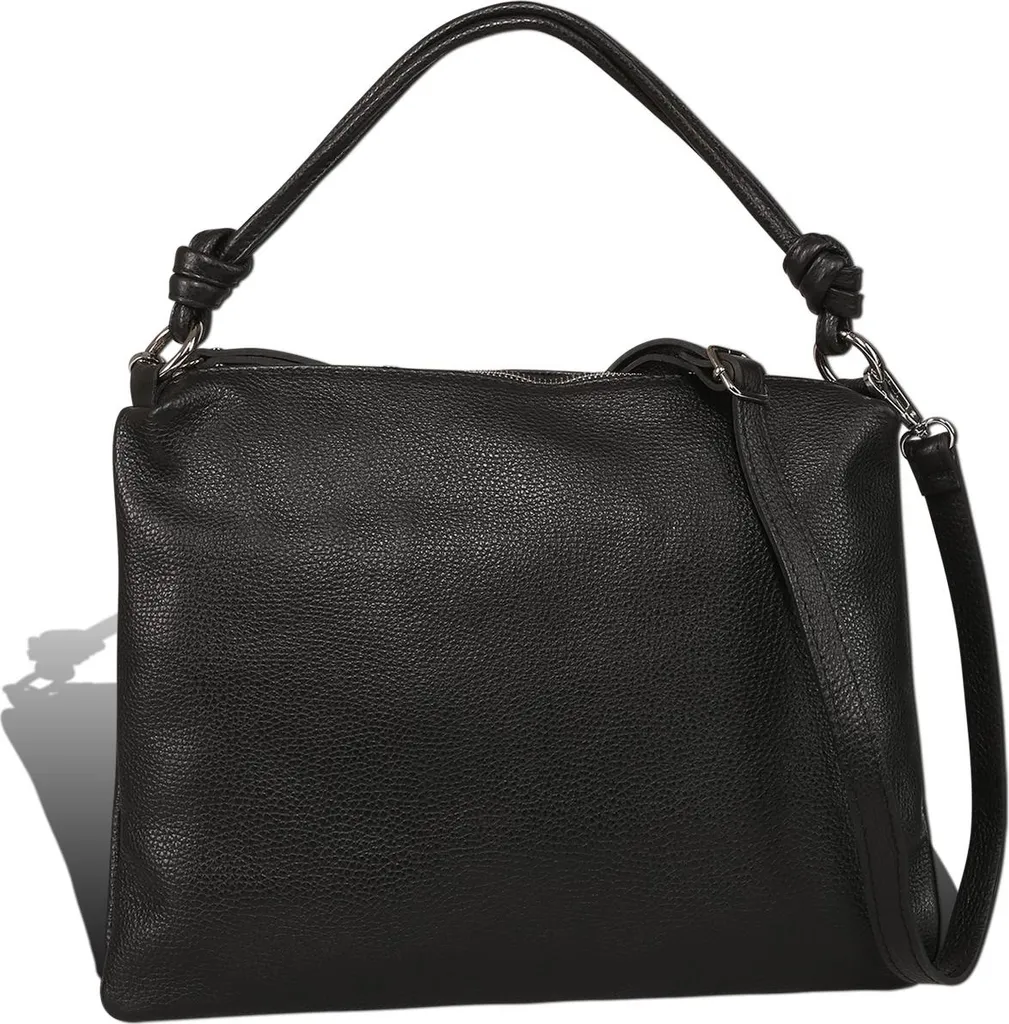 Sac de ville Toscanto noir 37x27 cm idéal pour travail et shopping