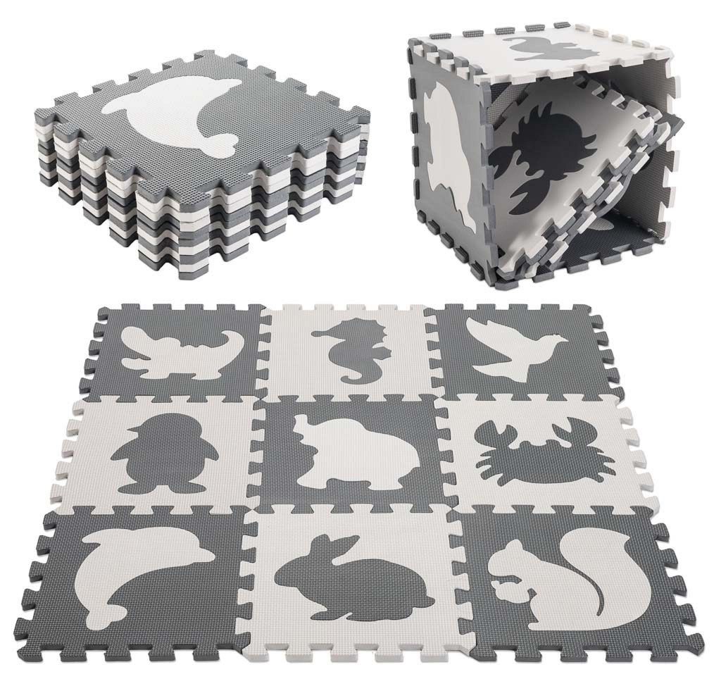 Aga Kontrastné penové Puzzle 85 cm x 85 cm 9 dielov Obrázok produktu 