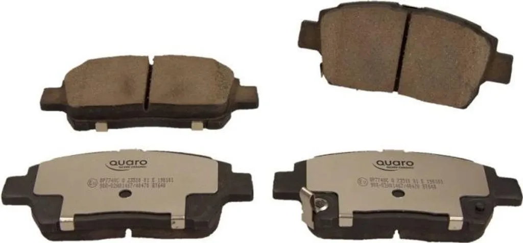 Plaquettes de Frein Avant Toyota Corolla et Yaris Quaro Silver Ceramic