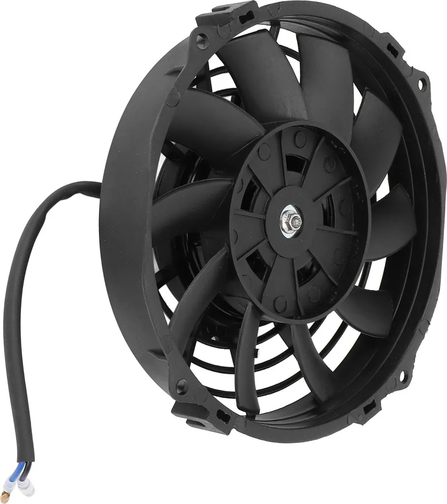 Ventola Raffreddamento Elettrica 7" 12V 80W Slim Universale Nera