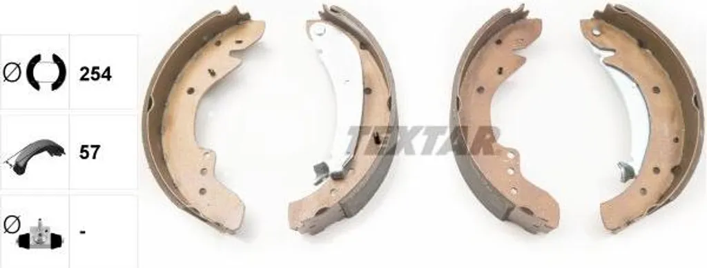 Mâchoires de frein arrière pour Citroën Jumper et Fiat Ducato 91047900